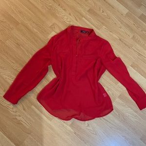 Red blouse